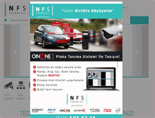 Tablet Screenshot of nfsteknoloji.com